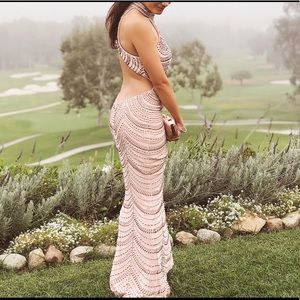 La Femme Beaded Gown